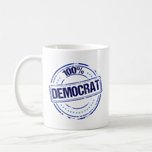 100% democratisch koffiemok (Links)