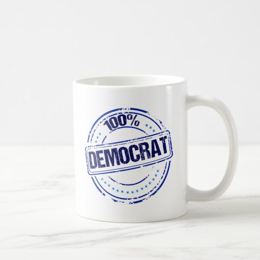 100% democratisch koffiemok (Rechts)