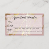 100 Dermatoloog Benoeming Herinnering Roos Marmer Visitekaartje (Achterkant)