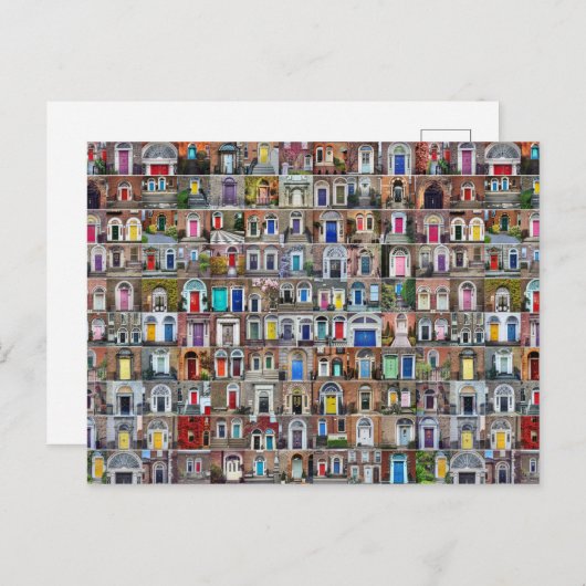 100 Deuren van Dublin Briefkaart (Voorkant / Achterkant)