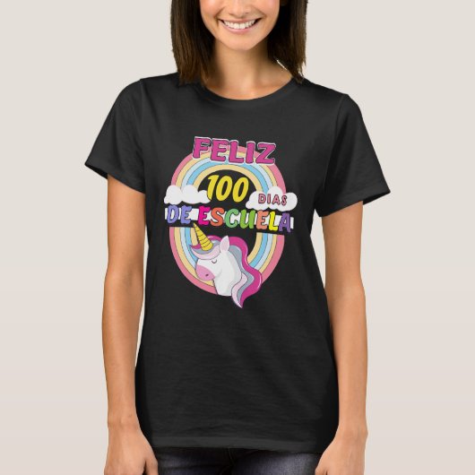 100 Dias de Escuela 100 dagen school T-shirt (Voorkant)