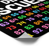 100 Dias de Escuela Spaanse leraar Poster (Hoek)