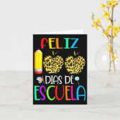 100 Dias de Escuela T-shirt Spaans 100 dagen schoo Kaart (Gele Bloem)