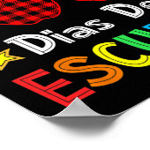 100 dias de esscuela spanjaard 100 sch poster (Hoek)