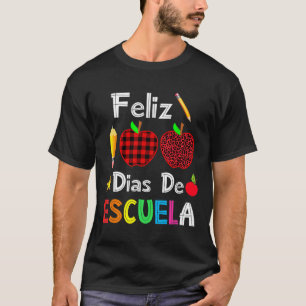 100 dias de esscuela spanjaard 100 sch t-shirt