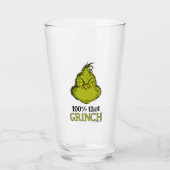 100% die Grinch Glas (Voorkant)