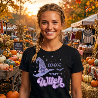 100% die Heks Cute Halloween T-Shirt