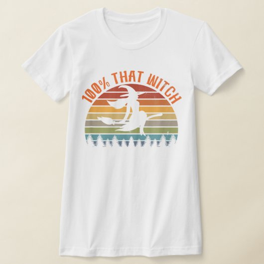 100 Die heks - Grappig Halloween  Halloween T-shirt (Laagn)