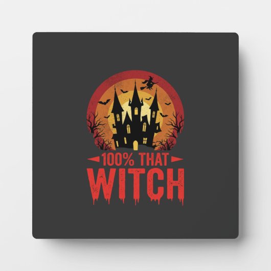 100% Die Heks Halloween Kasteel Fotoplaat (Voorkant)
