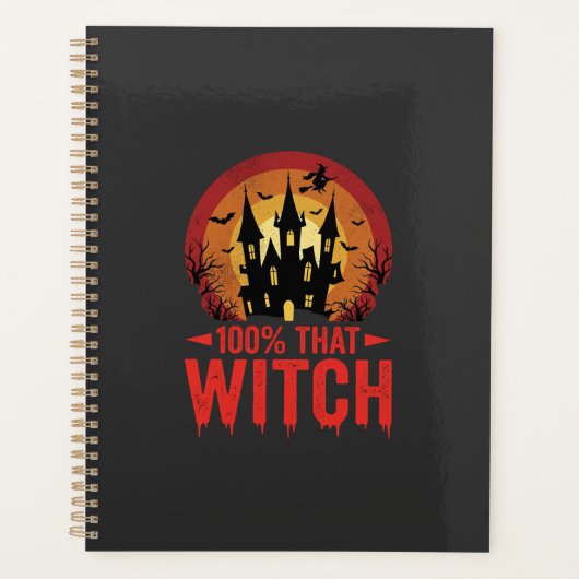 100% Die Heks Halloween Kasteel Planner (Voorkant)