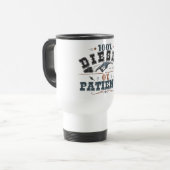 100% Diesel 0% Patience Vintage Graphic Reisbeker (Voorkant links)