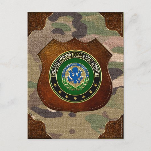 [100] DOD & Joint Activities DUI Special Edition Briefkaart (Voorkant)