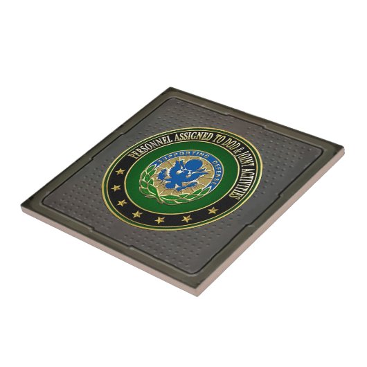 [100] DOD & Joint Activities DUI Special Edition Tegeltje (Zijkant)