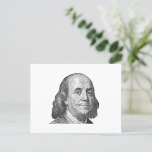 100 dollar, Benjamin Franklin Briefkaart