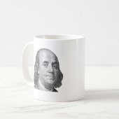 100 dollar, Benjamin Franklin Koffiemok (Voorkant links)