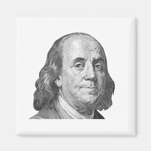 100 dollar, Benjamin Franklin Magneet (Voorkant)