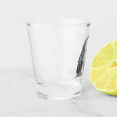 100 dollar, Benjamin Franklin Shot Glas (Links)