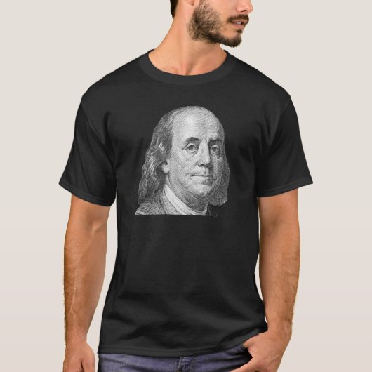 100 dollar, Benjamin Franklin T-shirt (Voorkant)