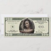 100 Dollar Bill vrijgezellenfeest Kaart (Voorkant)