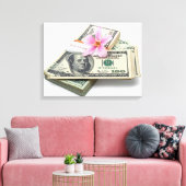 100 dollar bills canvas afdruk (Insitu (Woonkamer))