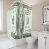 100 dollar dollar schotelgordijn douchegordijn (In situ)