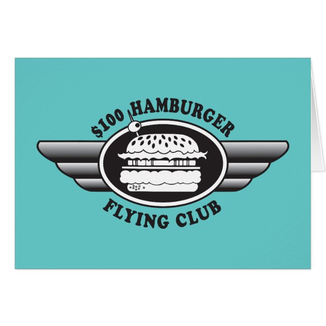 100 dollar hamburger - Flying Club (Voorkant Horizontaal)