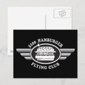 100 dollar hamburger - Flying Club Briefkaart (Voorkant / Achterkant)