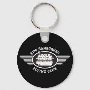 100 dollar hamburger - Flying Club Sleutelhanger