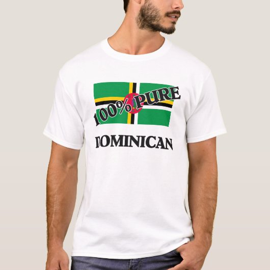 100 % DOMINICAN T-SHIRT (Voorkant)