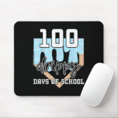 100 Drippy Days of School Baseball Ice Cream 100th Muismat (Met muis)
