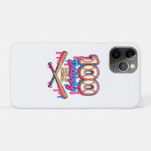 100 druppelige dagen op school honkbal jongens peu Case-Mate iPhone case (Achterkant (horizontaal))