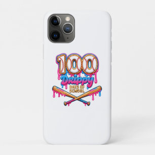 100 druppelige dagen op school honkbal jongens peu Case-Mate iPhone case