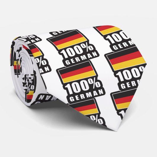 100% Duits Stropdas (Opgerold)