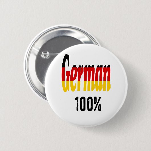 100% Duitse Button (Voorkant /achterkant)