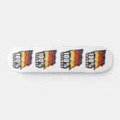 100% Duitse golvende vlag ontwerp Skateboard (Horizontaal)