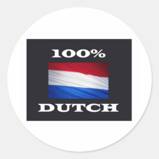100% dUTCH Ronde Sticker