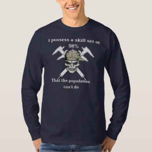 100 % echt oud schoolmachinist shirt