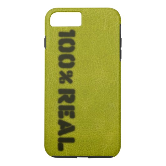 100% echte Apple Green Leather-look Case-Mate iPhone Case (Achterkant)