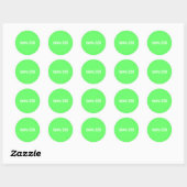 100% ECO RONDE STICKER (Vel)