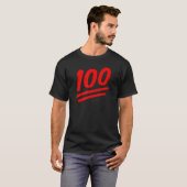 100 ÉÉN HONDERD PERCENT CORRECT NAUWKEURIG T-SHIRT (Voorkant volledig)