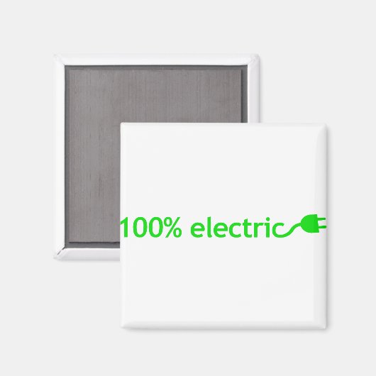 100% elektrisch voertuig magneet (Voorkant / Achterkant)