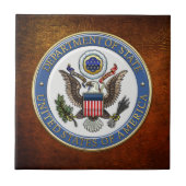 [100] Embleem van het Amerikaanse ministerie van B Tegeltje (Voorkant)