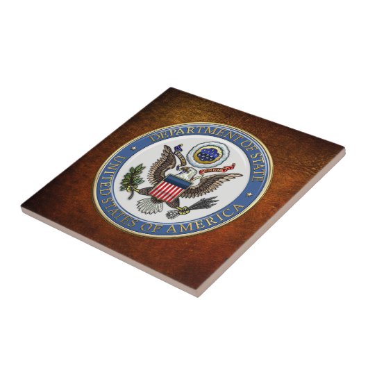 [100] Embleem van het Amerikaanse ministerie van B Tegeltje (Zijkant)