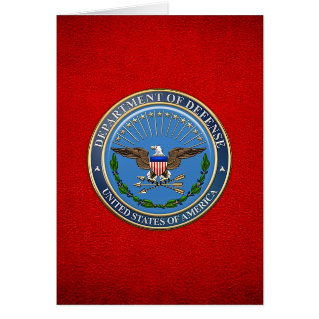 [100] Emblem van het Amerikaanse ministerie van De (Voorkant)