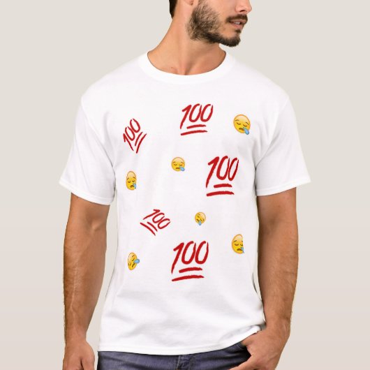 100 Emoji Graphic Top (Voorkant)
