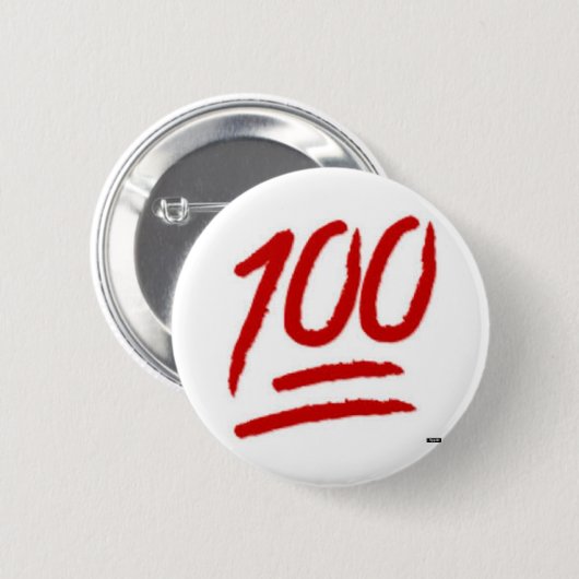 100 emoji pin ronde button 5,7 cm (Voorkant /achterkant)