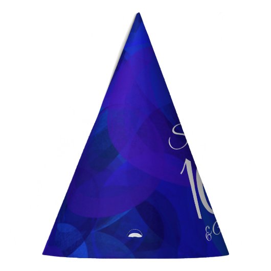 100 en geweldige Elegant Royal Blue Birthday Feesthoedjes (Links)