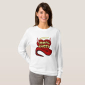 100% Engel Duivel Hart T-shirt (Voorkant volledig)
