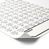 100 Envelope Saving Tracker Poster (Hoek)