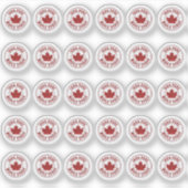 100% ESDOORNSIROOP LOGO ROOD BLAD STICKER (Voorkant)